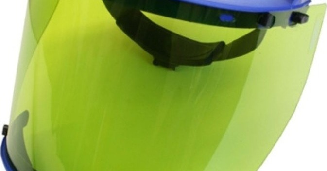 ARC-Shield With Green Anti Fog Shield and Chin Protector