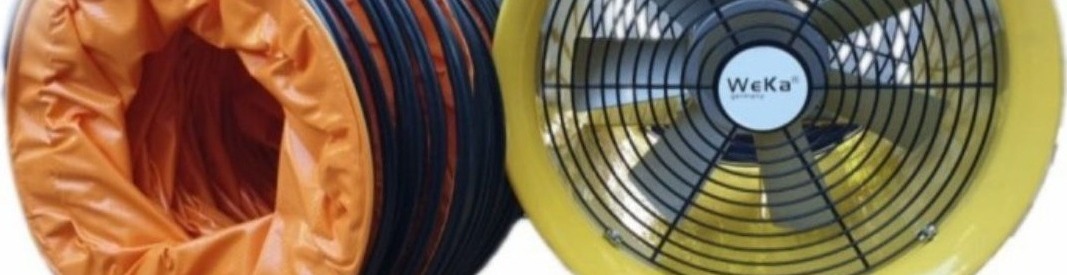 Axial fan 12 inch + 5 meter duct hose