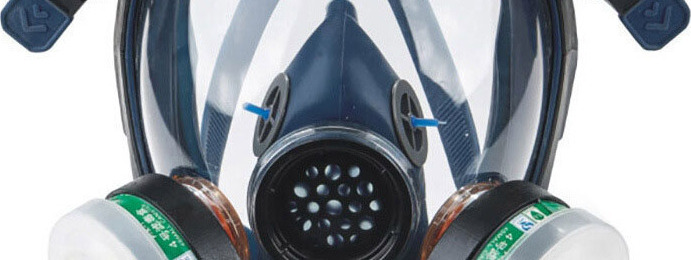 Full Face Mask Double Respirator