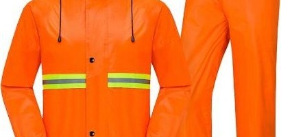 Jas Hujan Pvc Orange