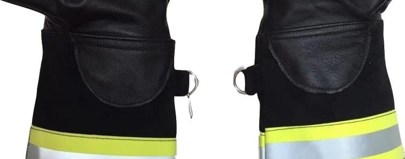 Long Leather Fireman Gloves