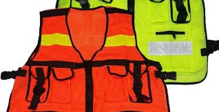 Rompi Safety Jaring 6 Kantung Tebal