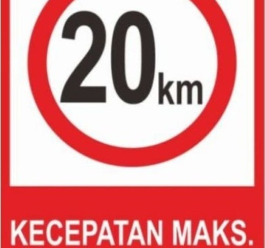 Safety Sign Kecepatan