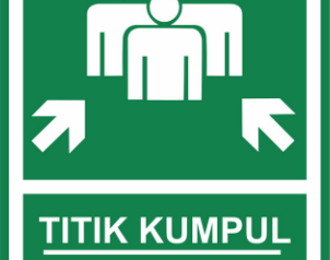 SAFETY SIGN RAMBU K3 TITIK KUMPUL