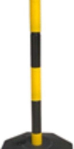 Stick bollard stick cone base plastik